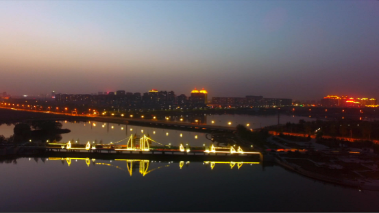 东营vs广饶夜景视频直播，谁才是黄河入海口的不夜城？